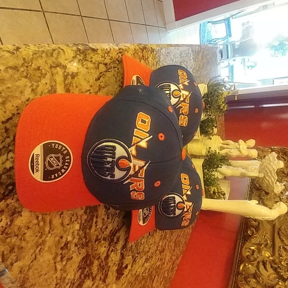 NHL OILERS YOUTH Adjustable Cap